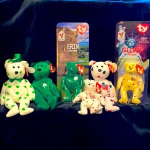 Original BEANIE BABIES Unique Bears Collection